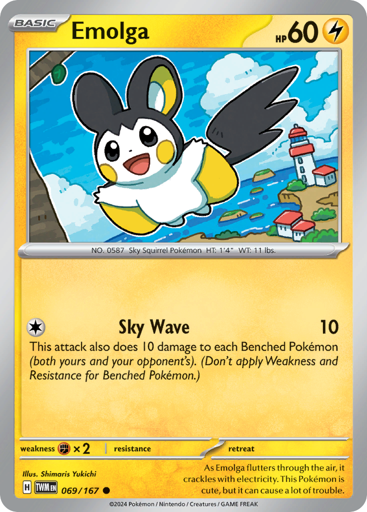 Emolga (69/167) - Twilight Masquerade (TWM)