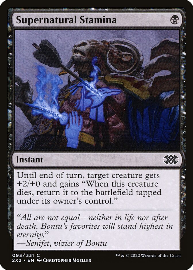 Supernatural Stamina (93) - Double Masters 2022 (2X2)