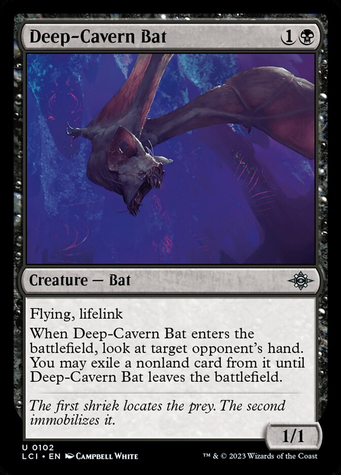 Deep-Cavern Bat (102) - The Lost Caverns of Ixalan (LCI)