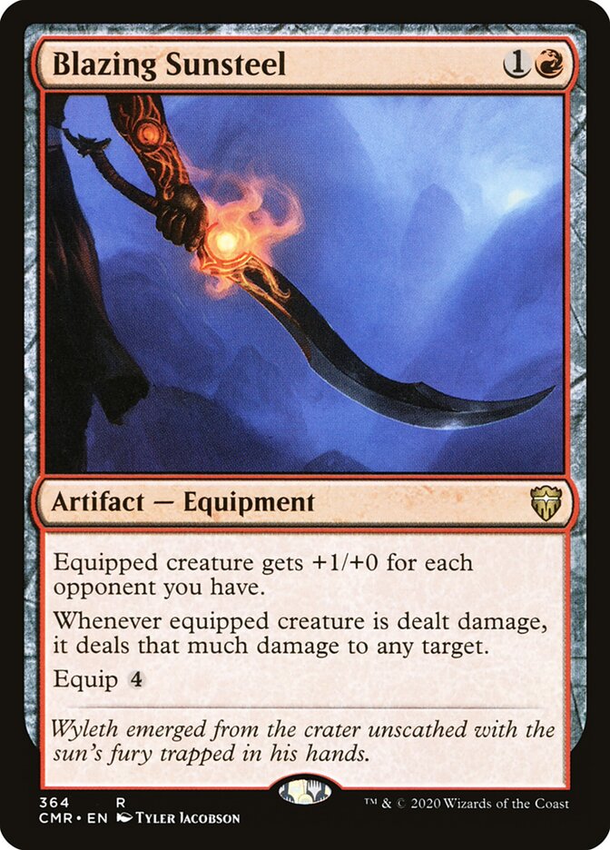 Blazing Sunsteel (364) - Commander Legends (CMR)