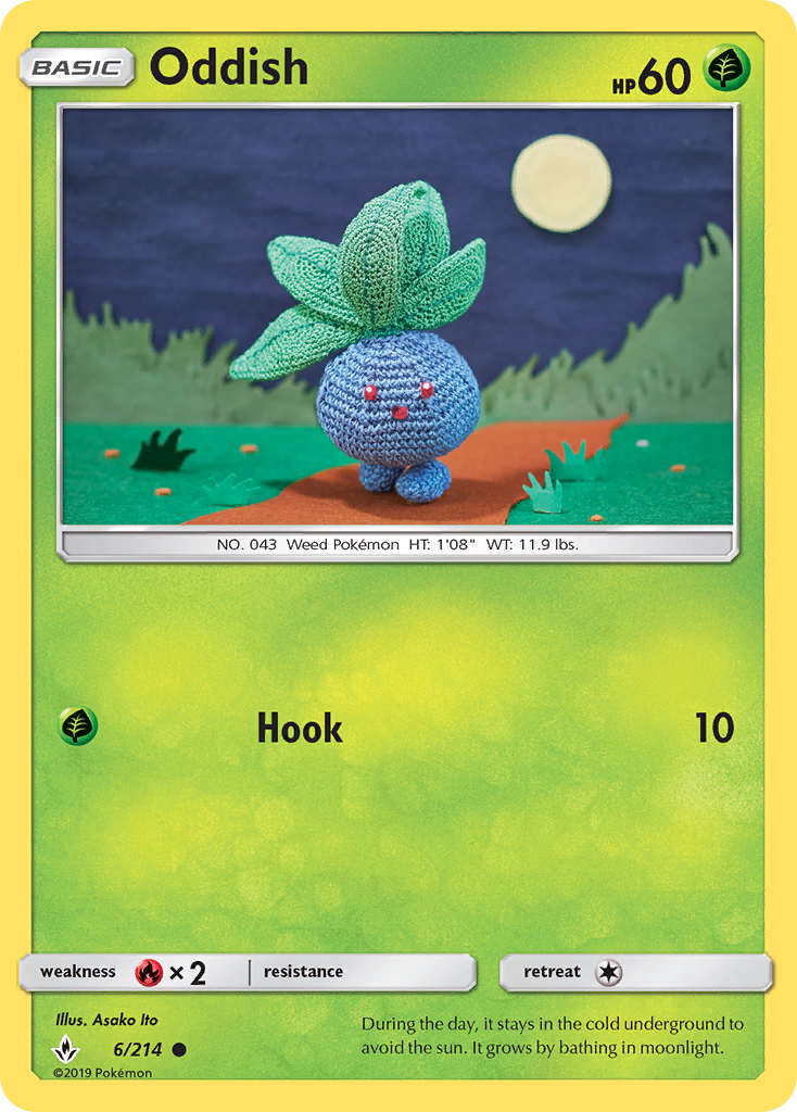 Oddish (6/214) - Unbroken Bonds (UNB)