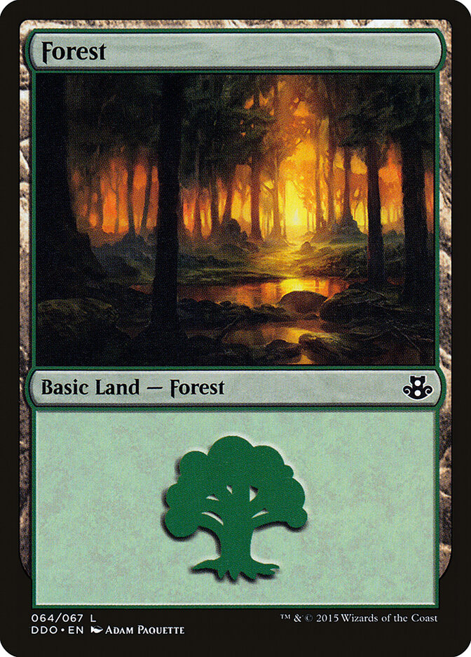 Forest (64) - Duel Decks: Elspeth vs. Kiora (DDO)