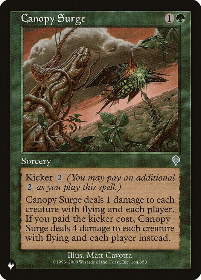 Canopy Surge (INV-184) - The List (PLST)