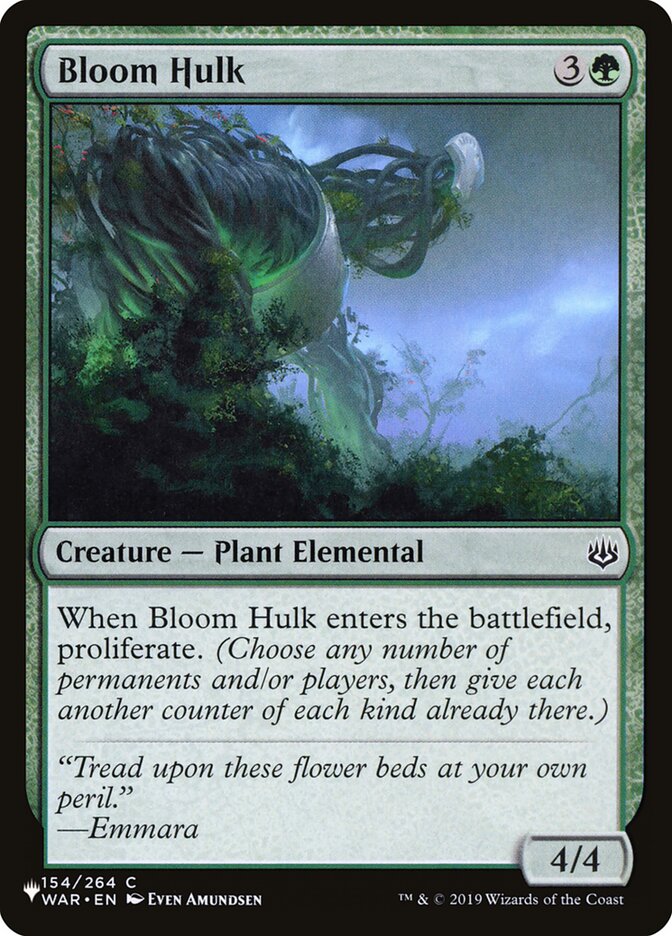 Bloom Hulk (WAR-154) - The List (PLST)