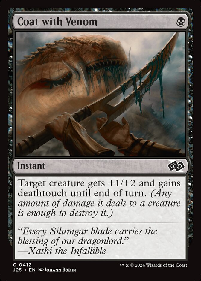 Coat with Venom (412) - Foundations Jumpstart (J25)