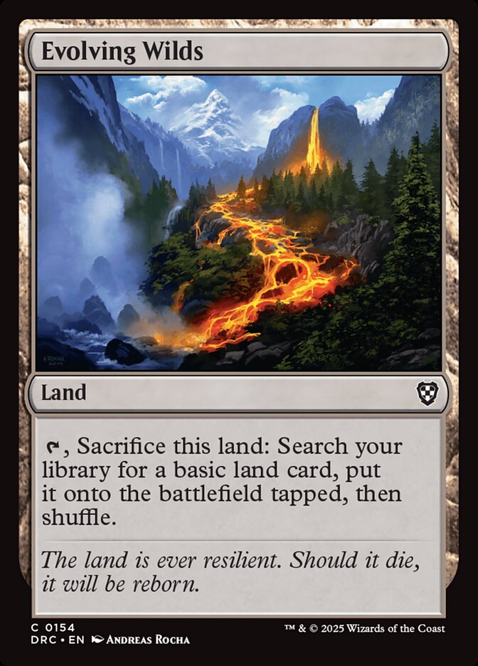 Evolving Wilds (154) - Aetherdrift Commander (DRC)