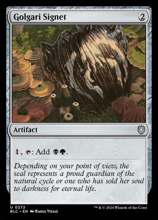 Golgari Signet (272) - Bloomburrow Commander (BLC)