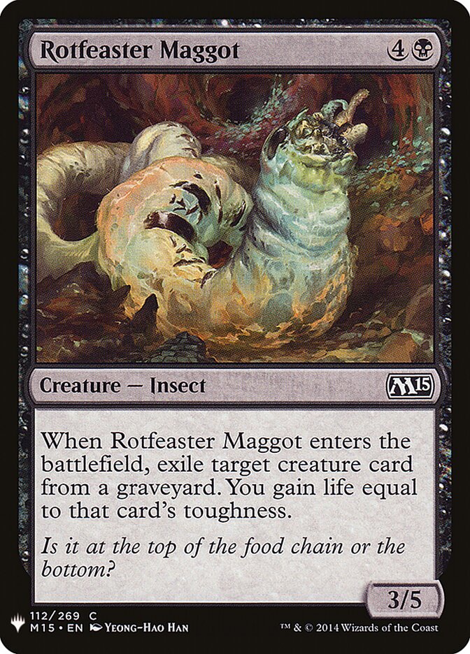 Rotfeaster Maggot (M15-112) - The List (PLST)