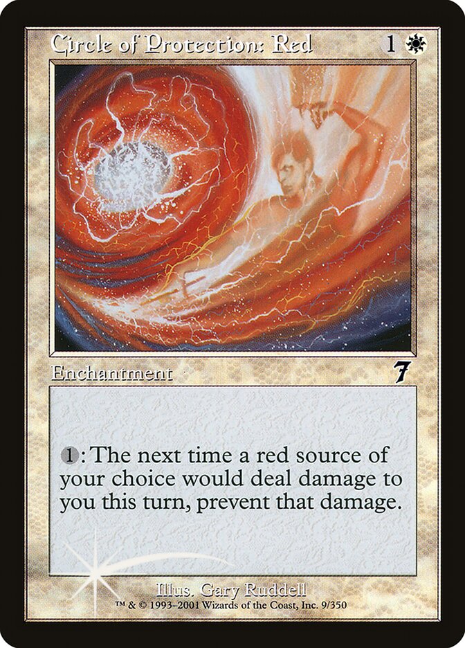 Circle of Protection: Red (9) - Seventh Edition (7ED)