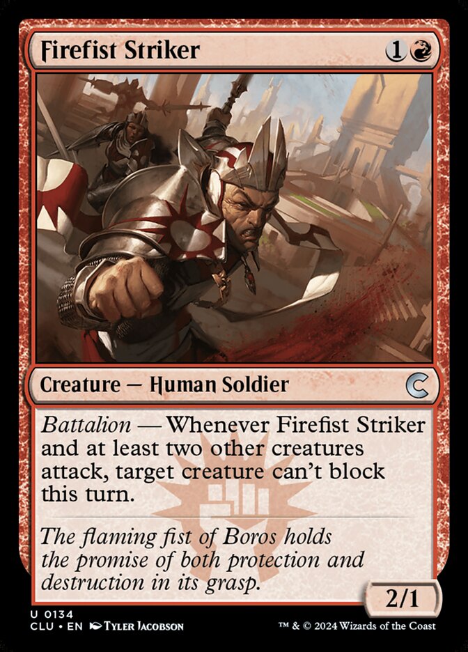 Firefist Striker (134) - Ravnica: Clue Edition (CLU)