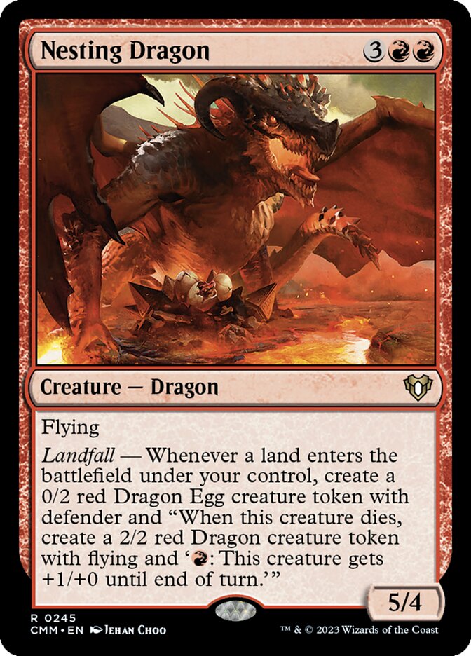 Nesting Dragon (245) - Commander Masters (CMM)
