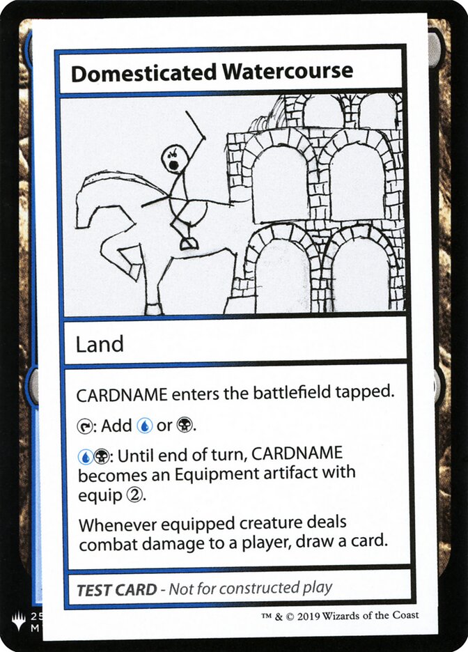 Domesticated Watercourse (114) - Mystery Booster Playtest Cards 2019 (CMB1)