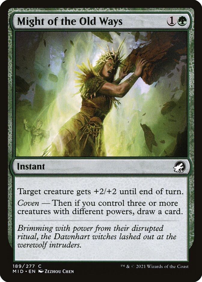 Might of the Old Ways (189) - Innistrad: Midnight Hunt (MID)
