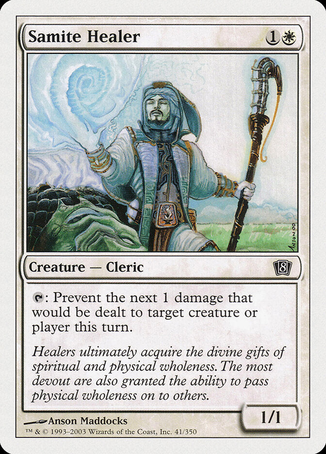 Samite Healer (41) - Eighth Edition (8ED)