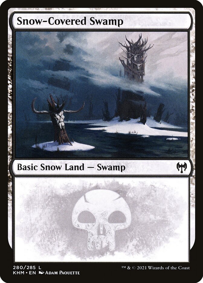 Snow-Covered Swamp (280) - Kaldheim (KHM)