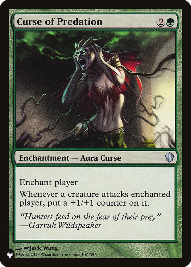Curse of Predation (C13-140) - The List (PLST)