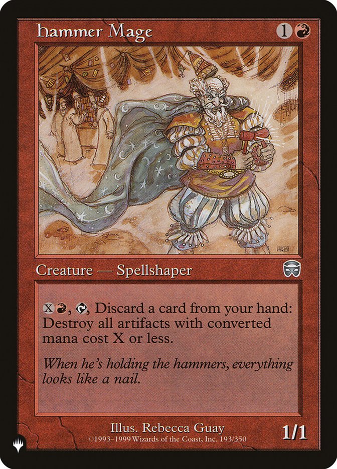 Hammer Mage - The List (PLST)