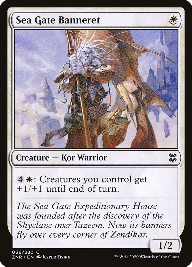 Sea Gate Banneret (36) - Zendikar Rising (ZNR)