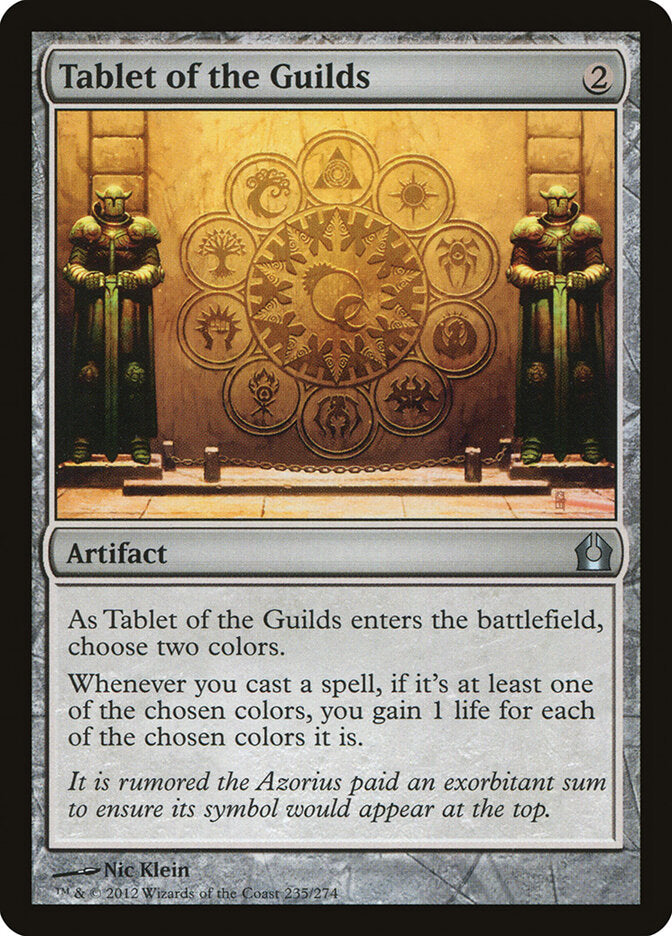 Tablet of the Guilds (235) - Return to Ravnica (RTR)