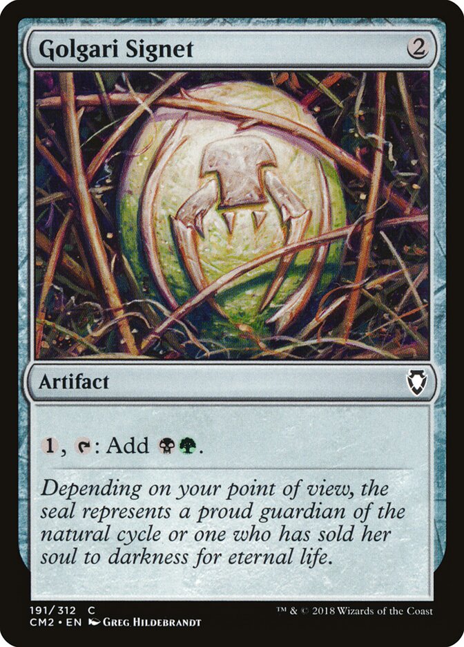 Golgari Signet (191) - Commander Anthology Volume II (CM2)