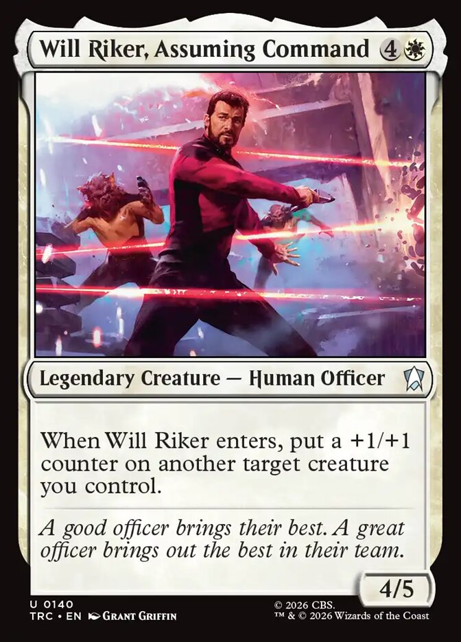 Will Riker, Assuming Command (140) - Star Trek Commander (TRC)