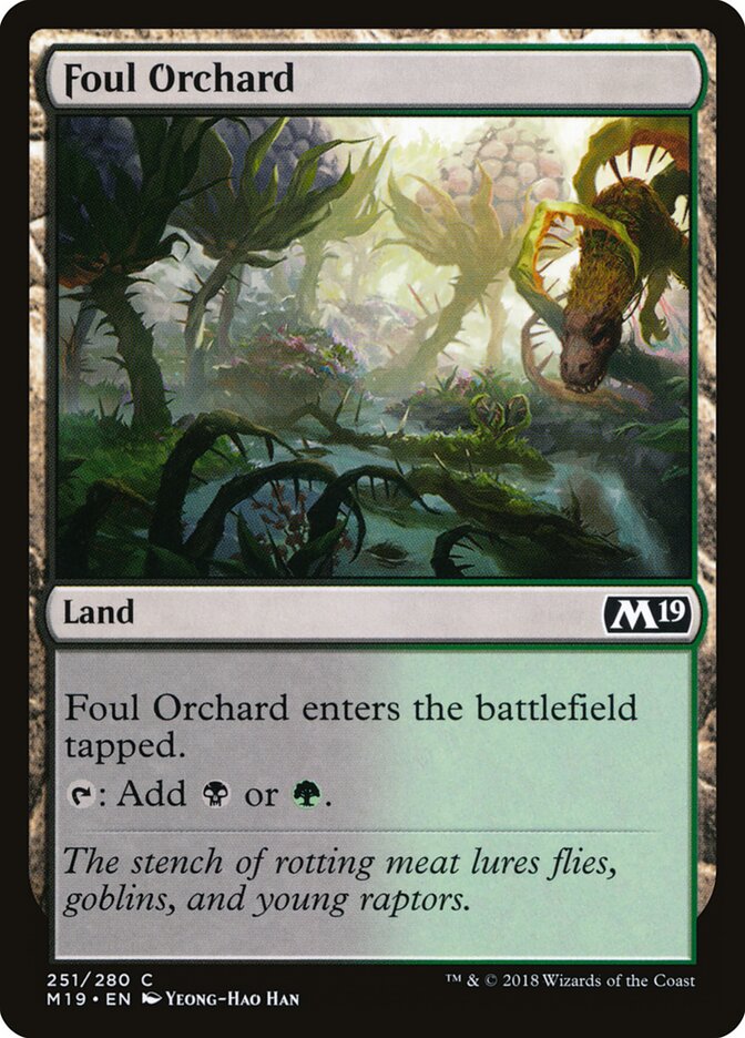 Foul Orchard (251) - Core Set 2019 (M19)