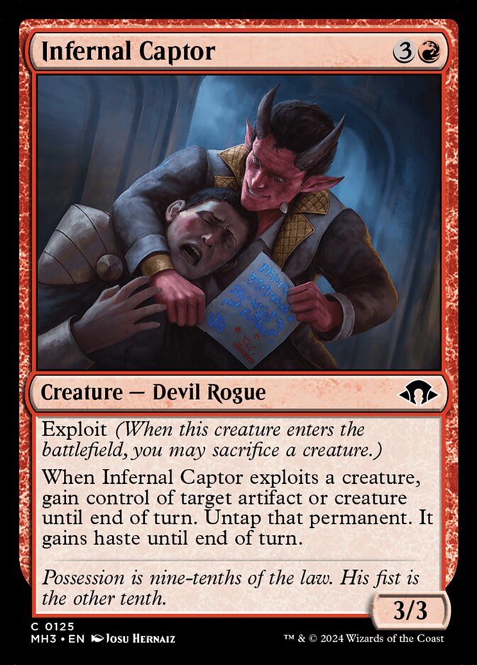 Infernal Captor (125) - Modern Horizons 3 (MH3)
