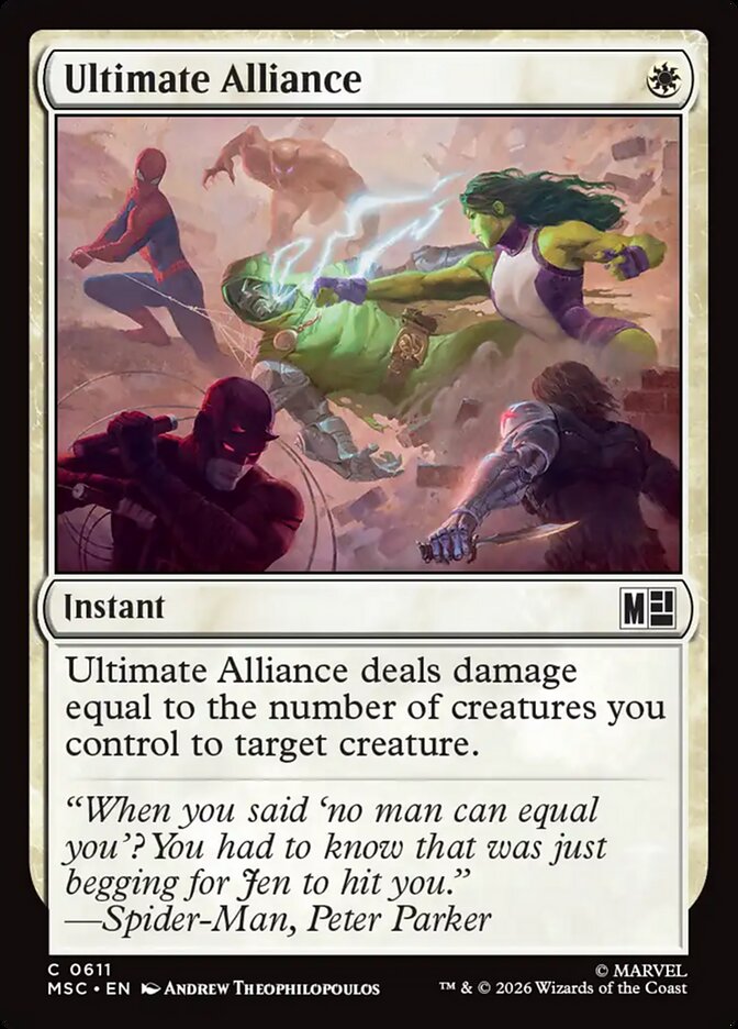 Ultimate Alliance (611) - Marvel Super Heroes Commander (MSC)