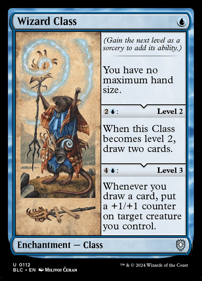 Wizard Class (112) - Bloomburrow Commander (BLC)