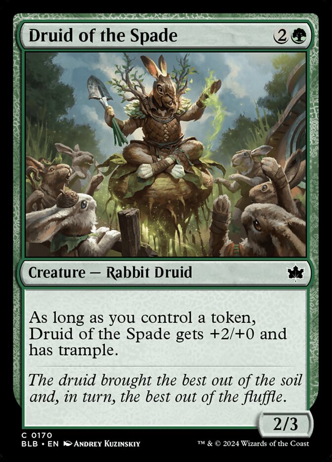 Druid of the Spade (170) - Bloomburrow (BLB)