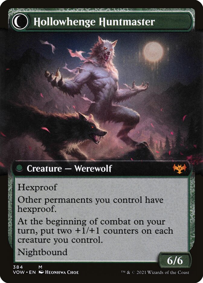 Avabruck Caretaker // Hollowhenge Huntmaster (384) - Innistrad: Crimson Vow (VOW)
