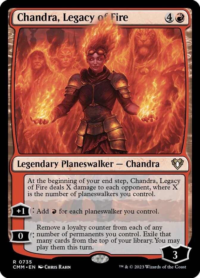 Chandra, Legacy of Fire (735) - Commander Masters (CMM)