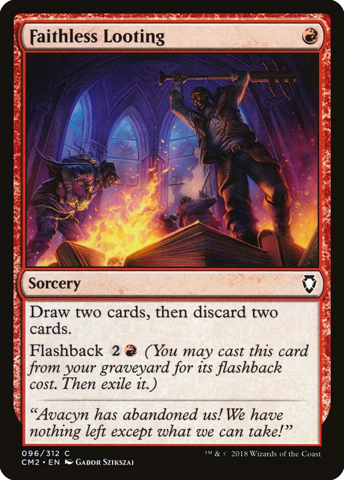 Faithless Looting (96) - Commander Anthology Volume II (CM2)