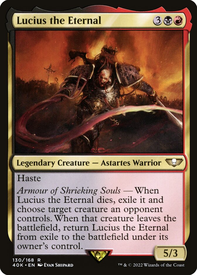 Lucius the Eternal (130) - Warhammer 40,000 Commander (40K)