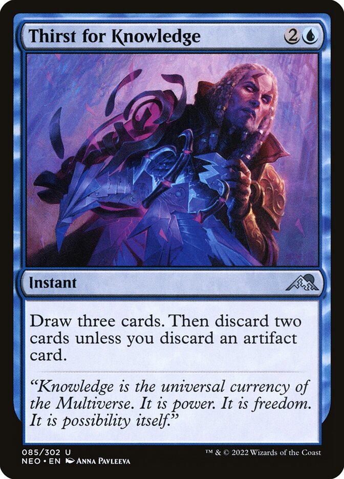 Thirst for Knowledge (85) - Kamigawa: Neon Dynasty (NEO)