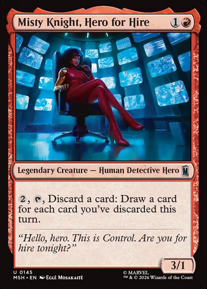 Misty Knight, Hero for Hire (145) - Marvel Super Heroes (MSH)