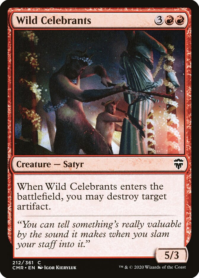 Wild Celebrants (212) - Commander Legends (CMR)