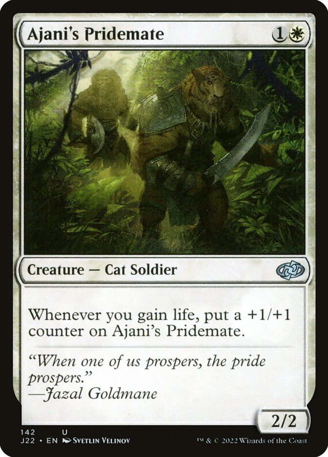 Ajani's Pridemate (142) - Jumpstart 2022 (J22)