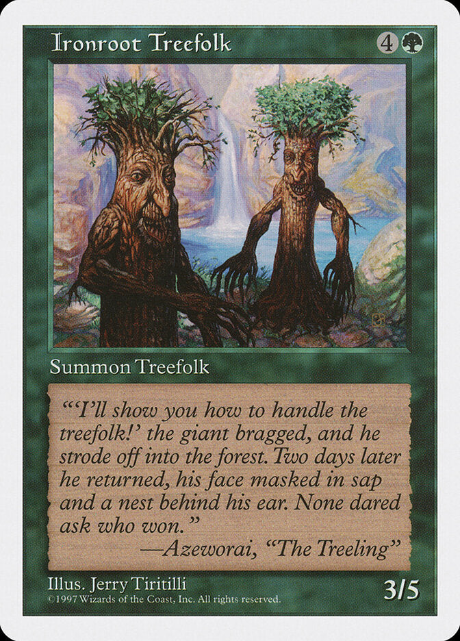 Ironroot Treefolk (305) - Fifth Edition (5ED)