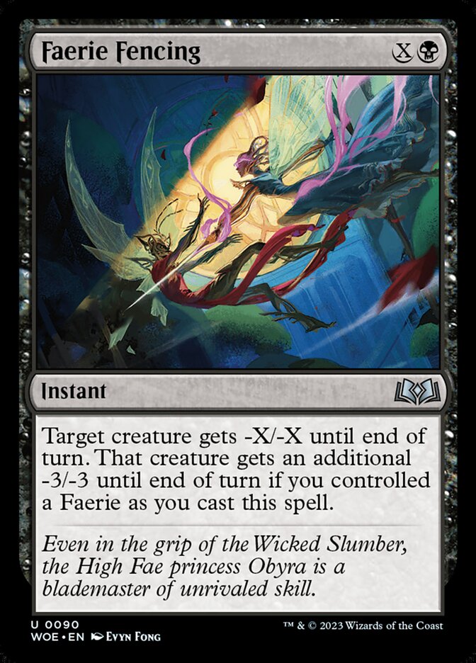 Faerie Fencing (90) - Wilds of Eldraine (WOE)