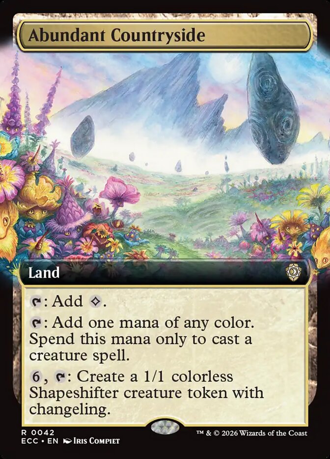 Abundant Countryside (42) - Lorwyn Eclipsed Commander (ECC)