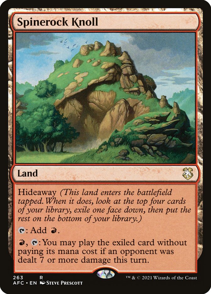 Spinerock Knoll (263) - Forgotten Realms Commander (AFC)