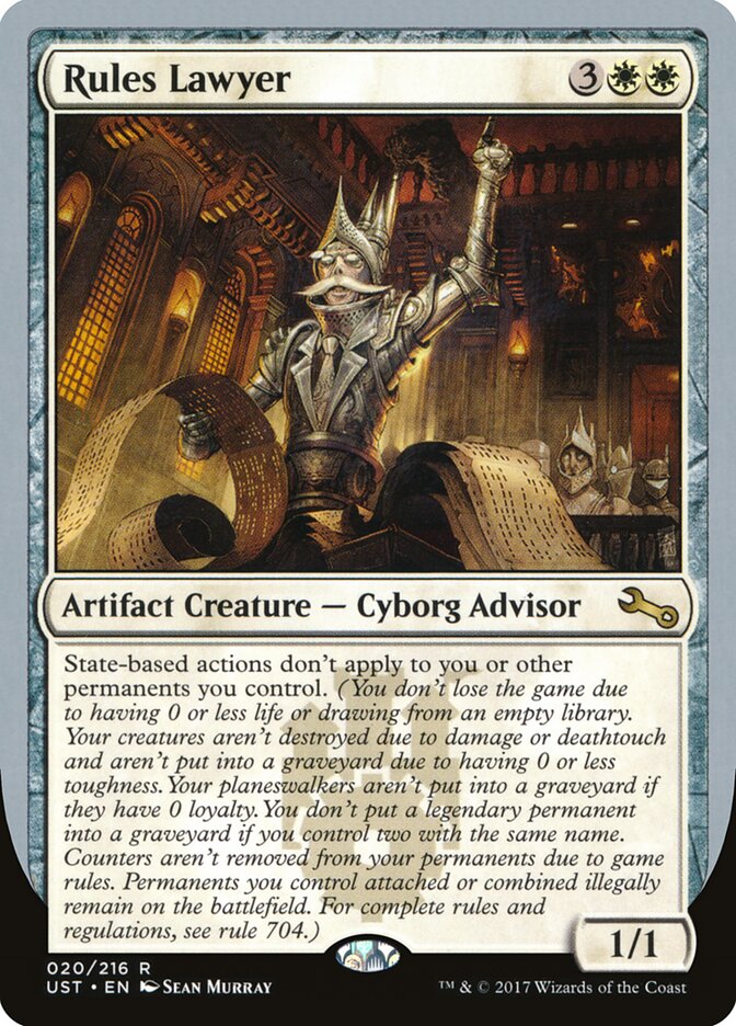 Rules Lawyer (20) - Unstable (UST)
