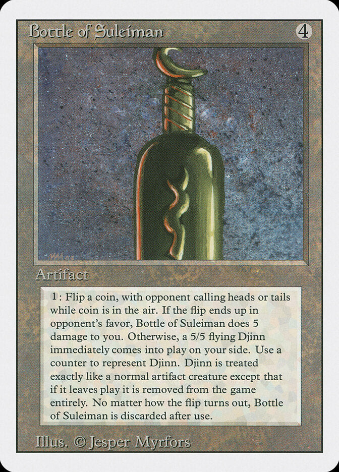 Bottle of Suleiman (237) - Revised Edition (3ED)