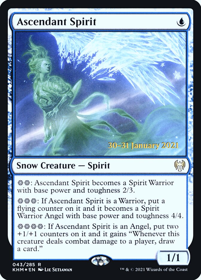 Ascendant Spirit (43s) - Kaldheim Promos (PKHM)