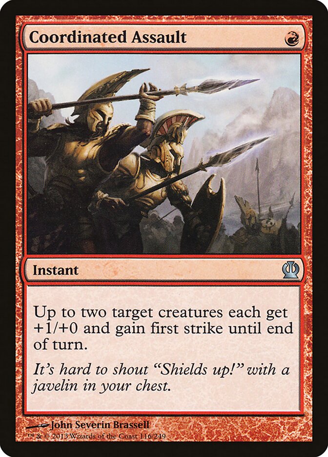 Coordinated Assault (116) - Theros (THS)