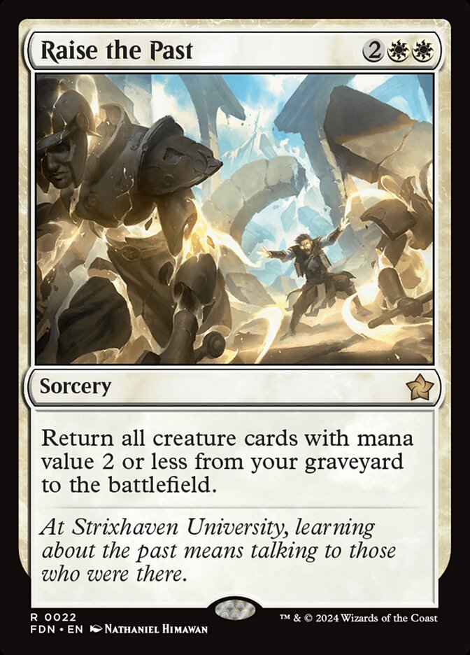 Raise the Past (22) - Foundations (FDN)