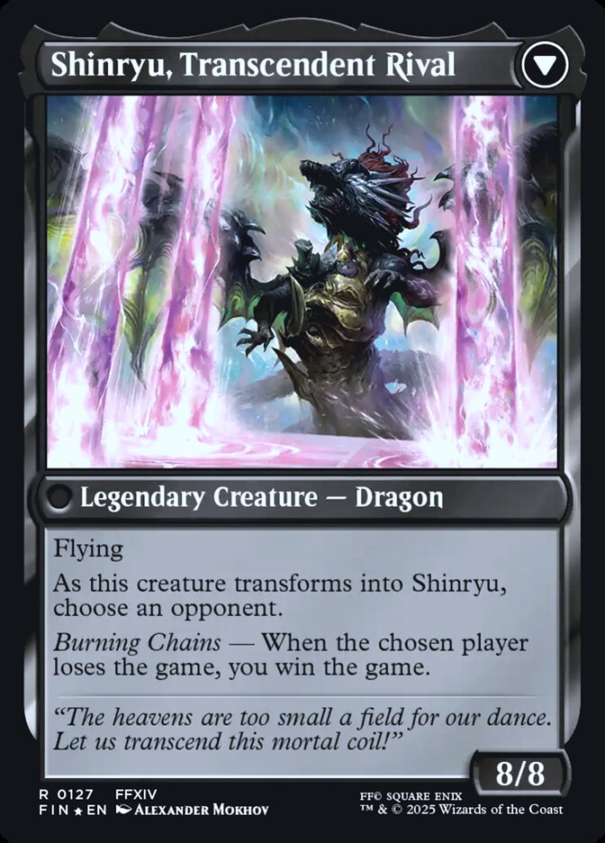 Zenos yae Galvus // Shinryu, Transcendent Rival (127s) - Final Fantasy Promos (PFIN)