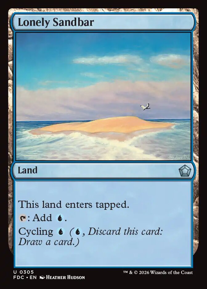 Lonely Sandbar (305) - Foundations Commander (FDC)