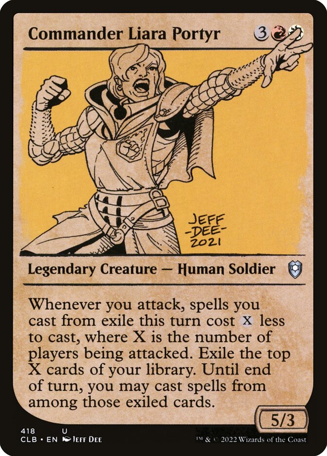 Commander Liara Portyr (418) - Commander Legends: Battle for Baldur's Gate (CLB)